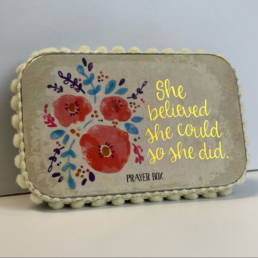 Prayer Box Tin Keepsake